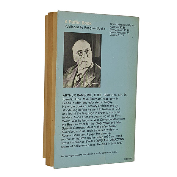 We Didn't Mean to Go to Sea by Arthur Ransome - Puffin 1969