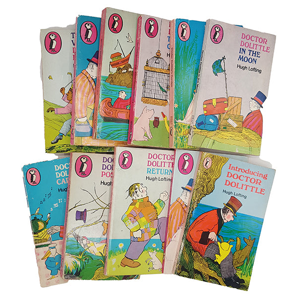 Doctor Dolittle 11-Book Collection - Puffin, 1967-78