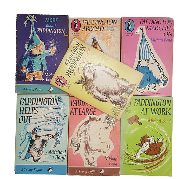 Seven Paddington Bear Adventures by Michael Bond - Puffin, 1960s