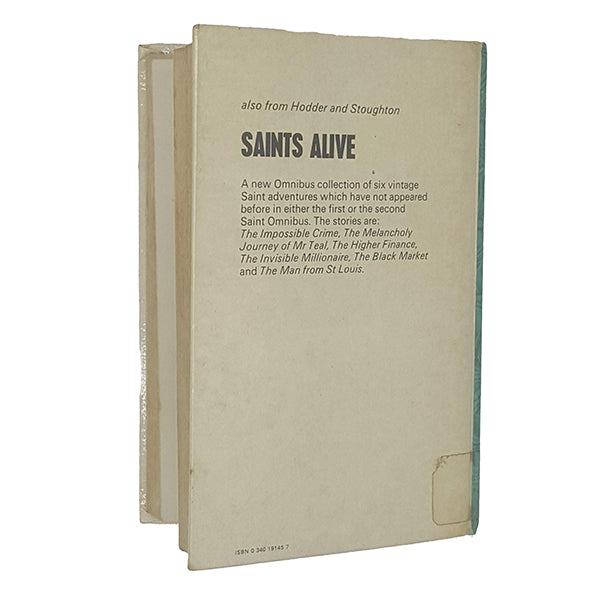 Catch the Saint by Leslie Charteris - Hodder &amp; Stoughton 1975