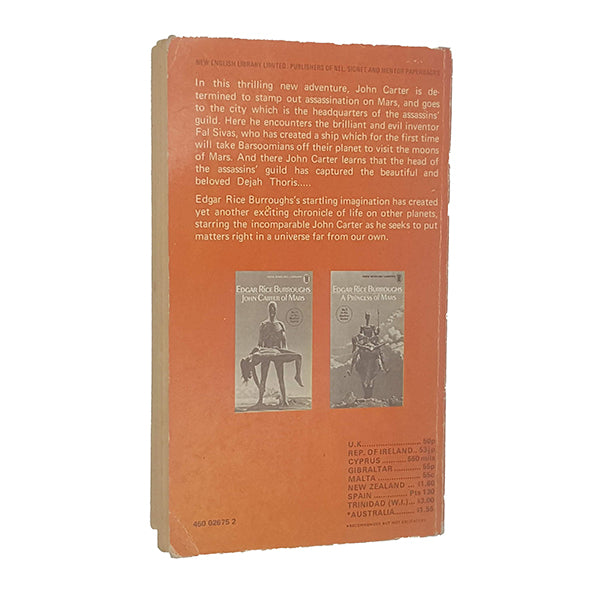 Swords of Mars by Edgar Rice Burroughs - New English Library 1975