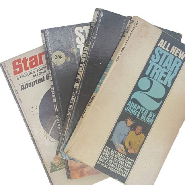 Star Trek Four Book Collection by James Blish - Bantam Books 1967-1972
