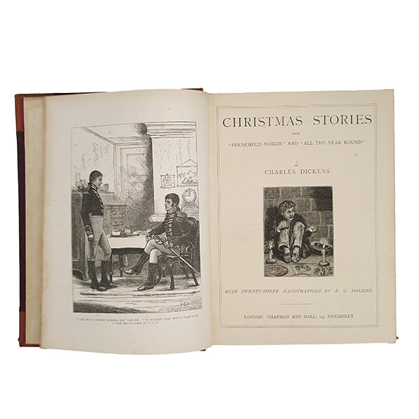 Charles Dickens 11 Leather-bound Books - Chapman and Hall