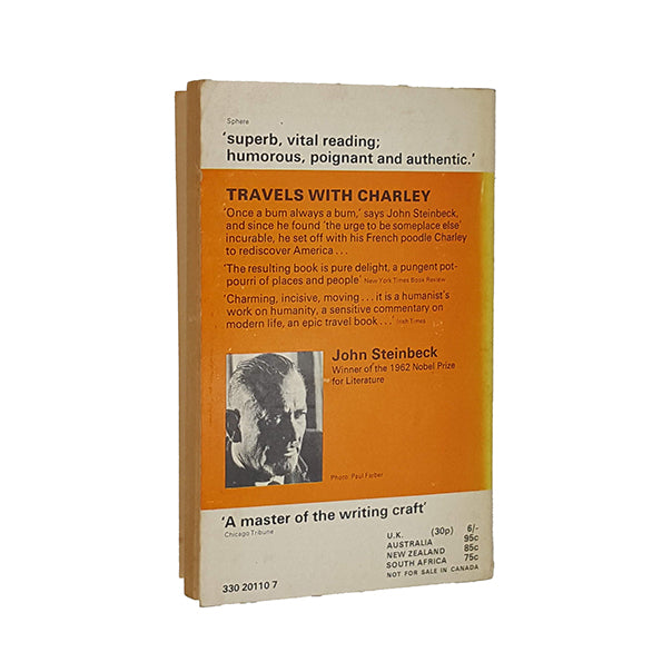 John Steinbeck’s Travels with Charley - Pan Books 1969