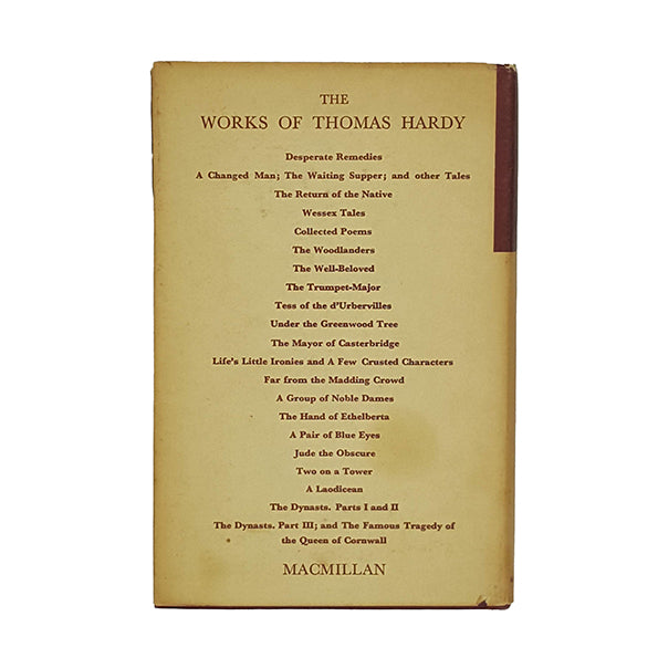 Thomas Hardy's Two on a Tower - Macmillan 1964