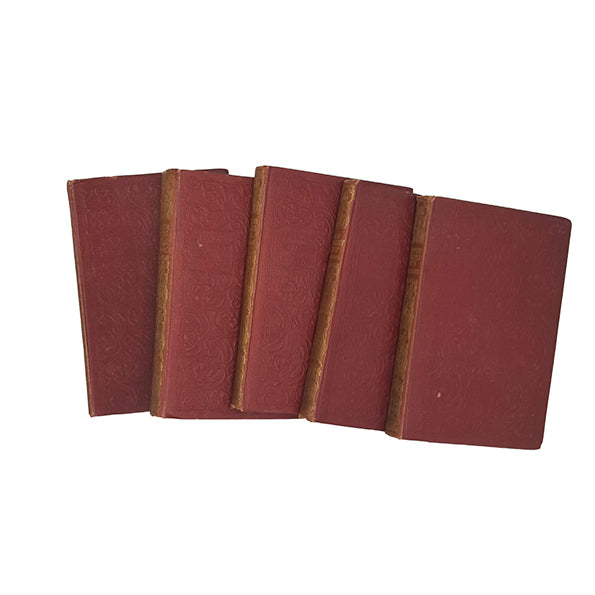 Charles Dickens 6 Vintage Pocket Books - Thomas Nelson, 1899-1903