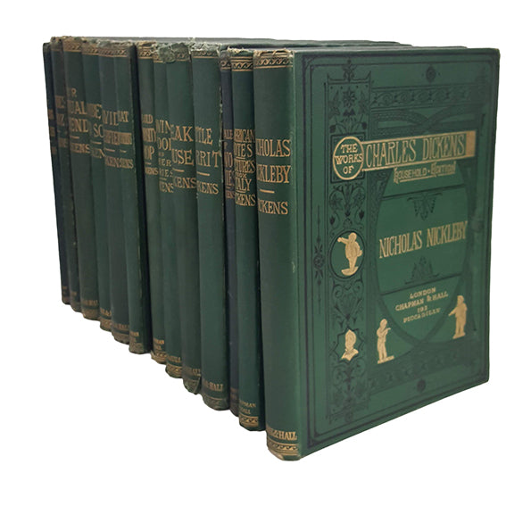 Charles Dickens' Collected Works - Chapman and Hall, c.1880 (13 Books)