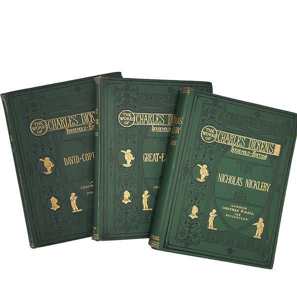 Charles Dickens' Collected Works - Chapman and Hall, c.1880 (13 Books)