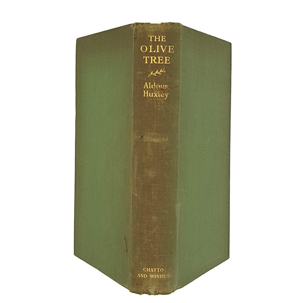Aldous Huxley's The Olive Tree - Chatto and Windus 1936