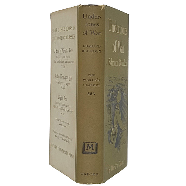 Undertones of War by Edmund Blunden - Oxford 1956