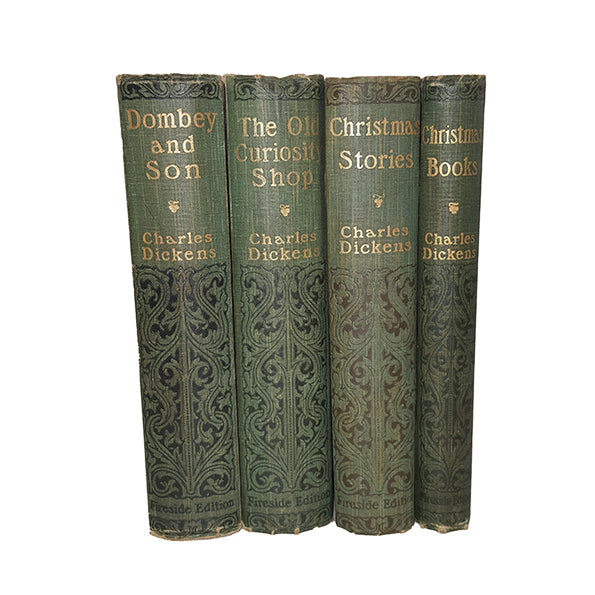 Charles Dickens' Christmas Books etc. - Fireside Editions, c.1907 (4 books)
