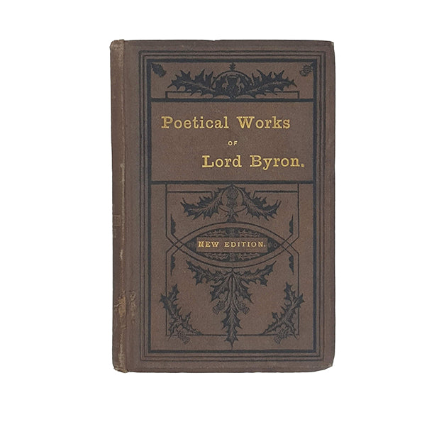 Byron's Poetical Works - Dunn &amp; Wright 1886