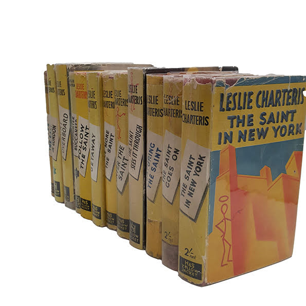 Leslie Charteris' The Saint (12 Book Collection) Hodder and Stoughton, 1950s