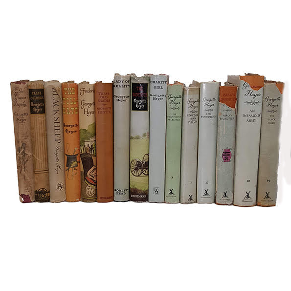 Georgette Heyer - 15 Vintage Books including 1st Editions
