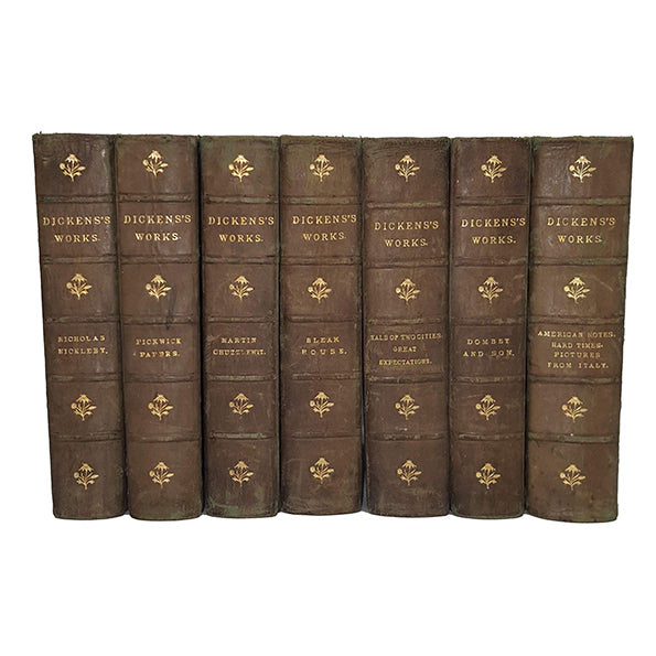 Charles Dickens' Collected Works - Chapman and Hall, c.1880s (14 Books)