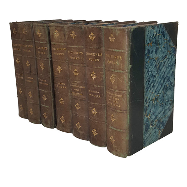 Charles Dickens' Collected Works - Chapman and Hall, c.1880s (14 Books)