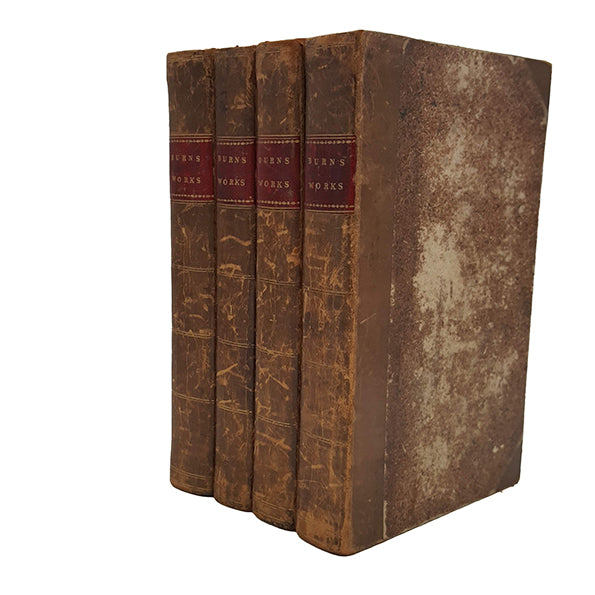 The Works of Robert Burns in 4 Volumes - James Robertson, 1819