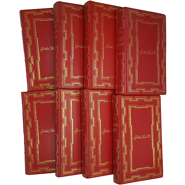 Agatha Christie Collected Works c.1970 (8 Red Books)