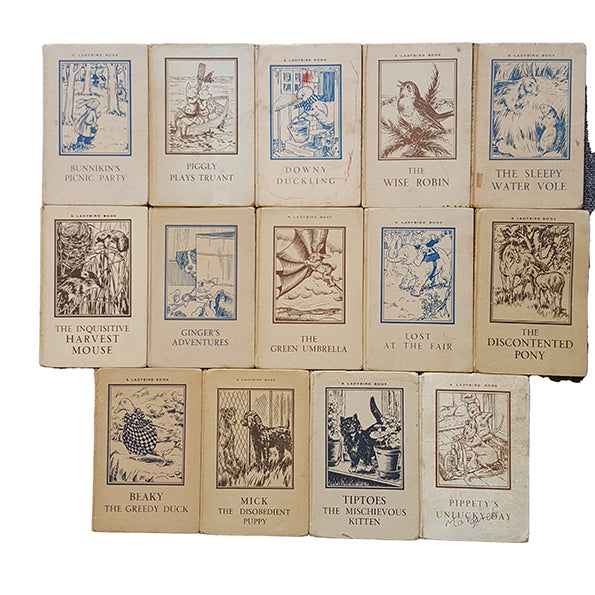 Vintage Ladybird Fiction Collection c.1940s (14 Books)