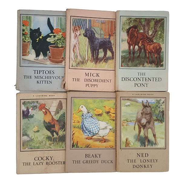 Vintage Ladybird Series 497 Fiction Collection c.1940s (6 Books)