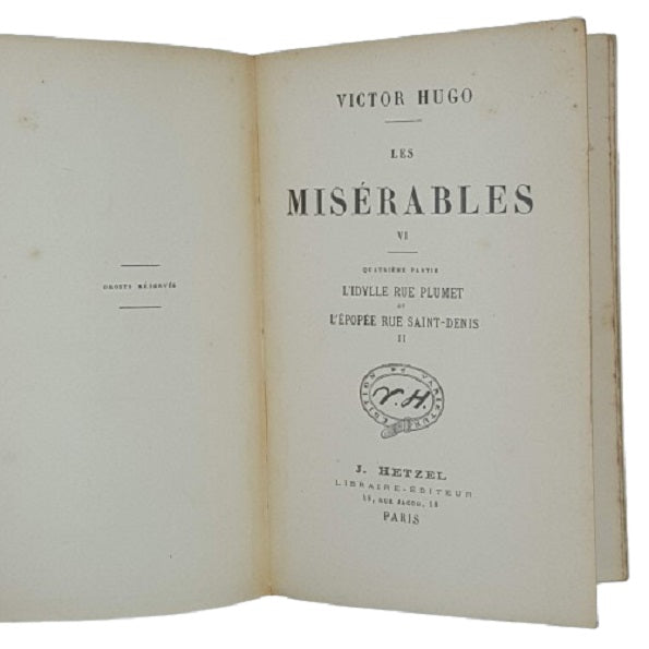 Victor Hugo's Les Misérables Vol IV (French Edition) - Nelson