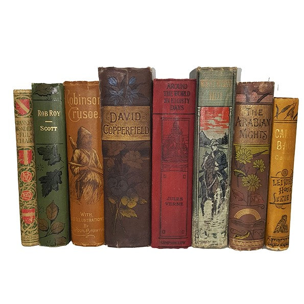 Books By The Foot: Highly Decorative Mixed Colour