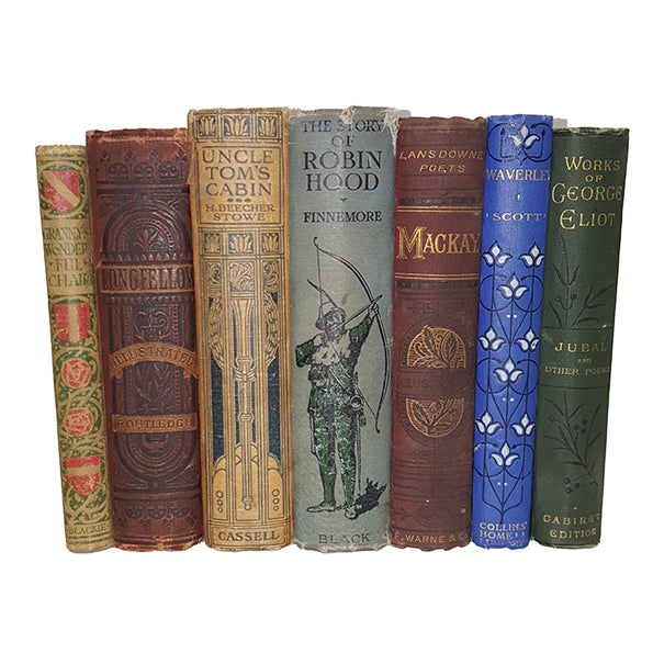 Books By The Foot: Highly Decorative Mixed Colour