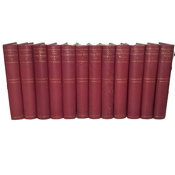 Sir Walter Scott Collected Works (12 Books) - Nimmo, 1895