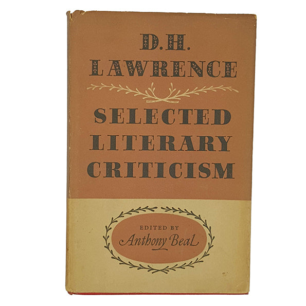 D. H. Lawrence's Selected Literary Criticism - Heinemann 1955