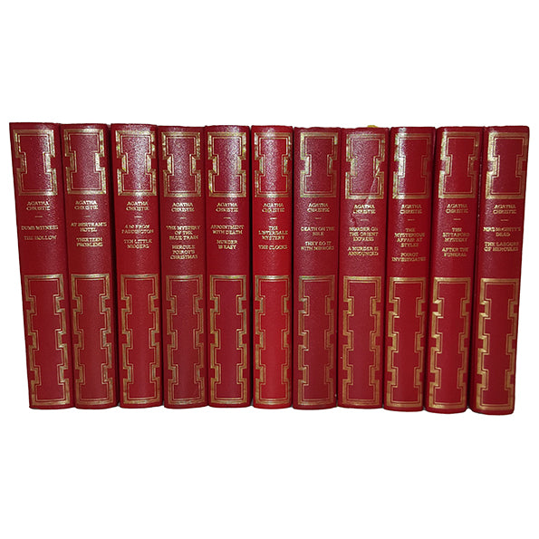 Agatha Christie Collected Works c.1970 (11 Red Books)