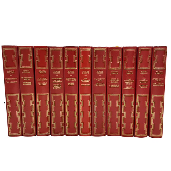 Agatha Christie Collected Works c.1970 (11 Red Books)