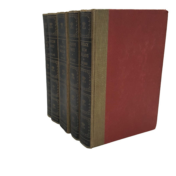 Rudyard Kipling Collected Works - Macmillan, 1950 (5 Books)