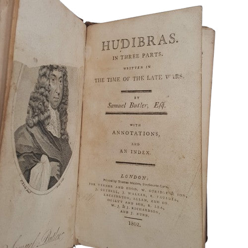 Hudibras by Samuel Butler, 1802