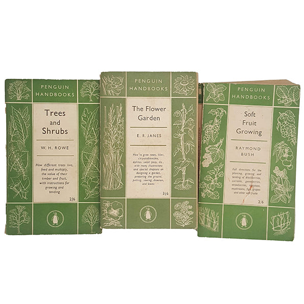 Penguin Handbooks: Soft Fruit Growing, The Flower Garden, Trees and Shrubs
