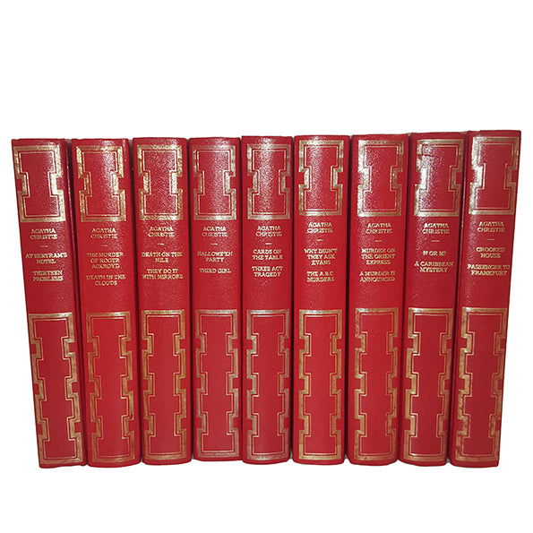 Agatha Christie Collected Works c.1970 (9 Red Books)