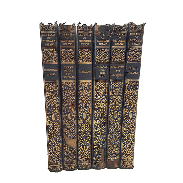 Bernard Shaw Collected Works - Constable, 1927 (6 Books)