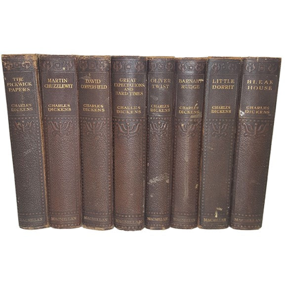 Charles Dickens Collected Works - Chapman and Hall, 1930 (8 Books)