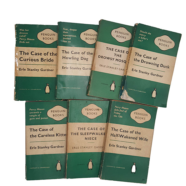 Erle Stanley Gardner Penguin Collection, 1950s (7 Books)