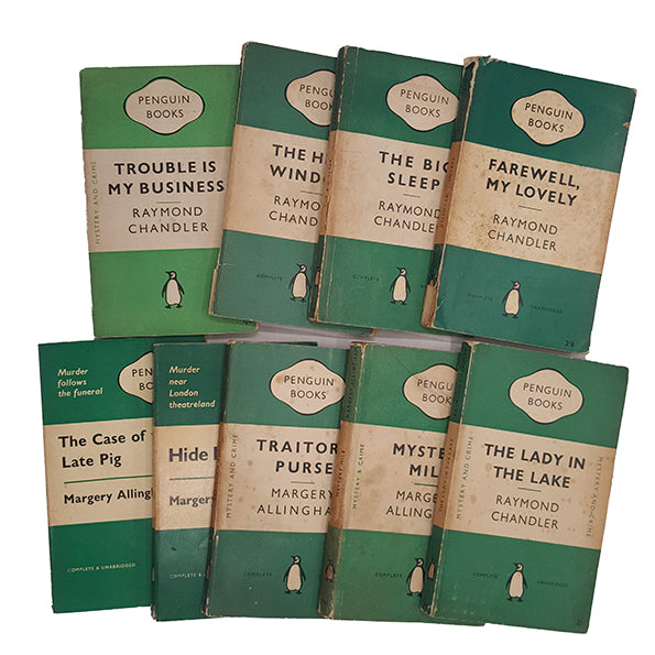 Raymond Chandler Collected Works - Penguin, 1950s (9 Books)