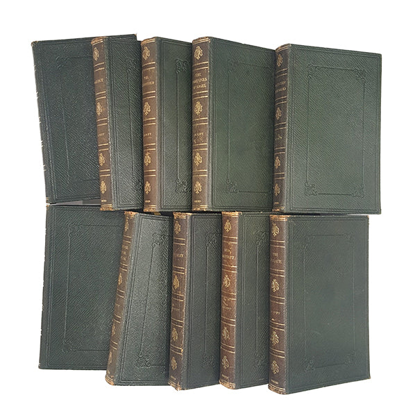 Sir Walter Scott Leather Books - Oxford, 1912 (16 Books)