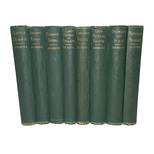 Charles Dickens' Collected Works - Chapman and Hall, c.1900 (8 Books)