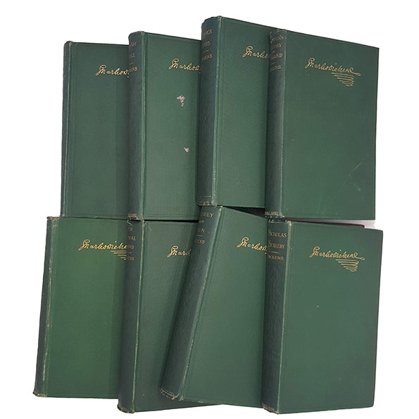 Charles Dickens' Collected Works - Chapman and Hall, c.1900 (8 Books)