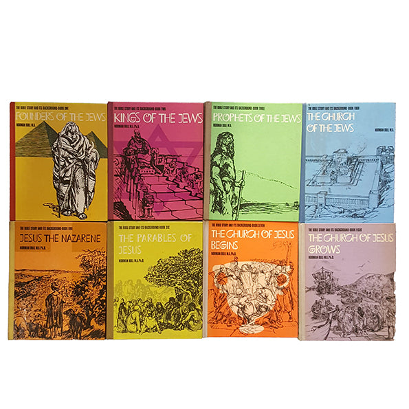 The Bible And Its Background - Hulton, 1970, (8 Books)
