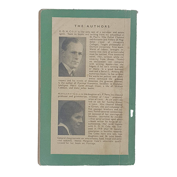 The Murder at Crome House by G. D. H. and M. Cole - Penguin 1947