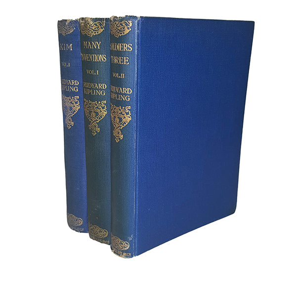 Rudyard Kipling Collected Works - Macmillan, c.1914-23 (3 Books)