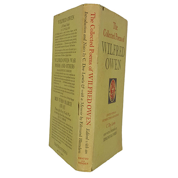 The Collected Poems of Wilfred Owen - Chatto &amp; Windus 1974