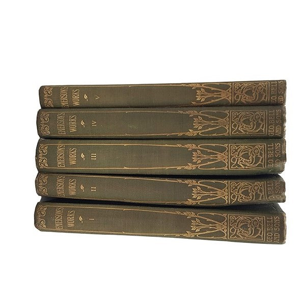 Emerson's Works Voumes I-V  - Bell, 1905