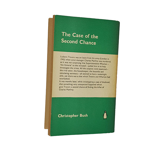The Case of the Second Chance by Christopher Bush - Penguin 1960