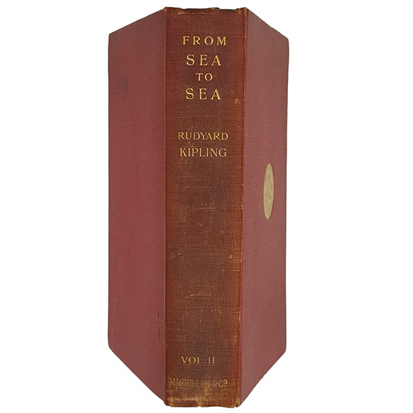 Rudyard Kipling's From Sea to Sea Volume II - Macmillan 1900