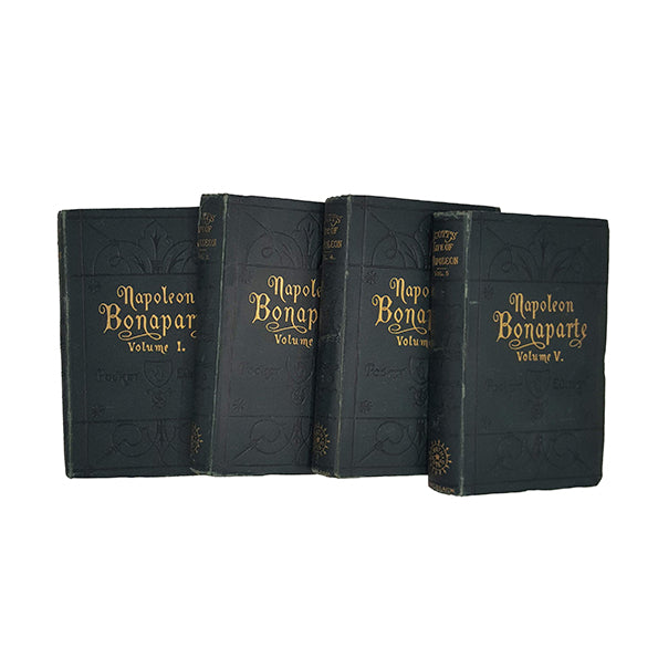 Scott's Life of Napoleon - A. C. Black, 1876 (4 Books)